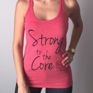 Strong to the Core Fitted Tank Top