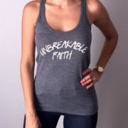 Unbreakable Faith Fitted Tank Top